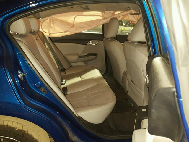 19XFB2F98EE036510 - 2014 HONDA CIVIC EXL 蓝色 照片 6