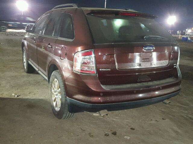 2FMDK48C89BB04051 - 2009 FORD EDGE BROWN photo 3