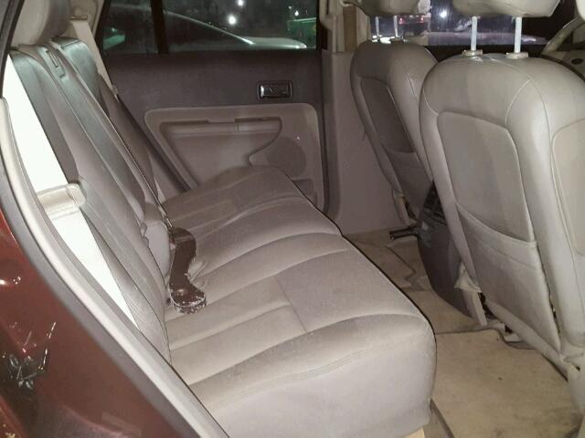 2FMDK48C89BB04051 - 2009 FORD EDGE BROWN photo 6