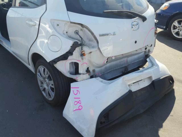 JM1DE1KY7E0180743 - 2014 MAZDA MAZDA2 SPO WHITE photo 9