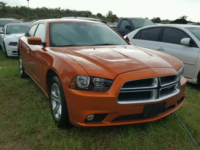 2B3CL3CG0BH539314 - 2011 DODGE CHARGER ORANGE photo 1