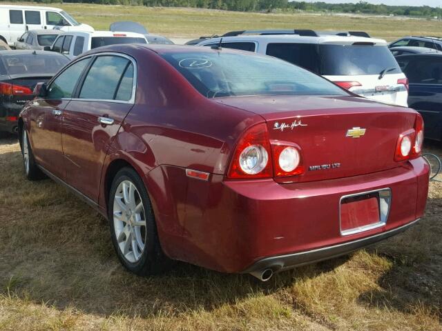 1G1ZE5E12BF247004 - 2011 CHEVROLET MALIBU LTZ 红色 照片 3