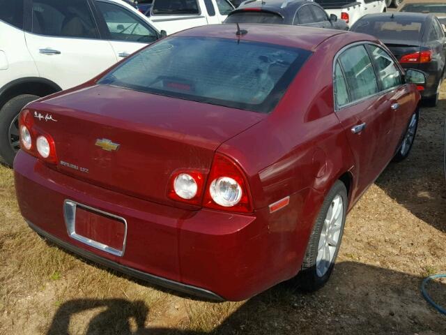 1G1ZE5E12BF247004 - 2011 CHEVROLET MALIBU LTZ 红色 照片 4