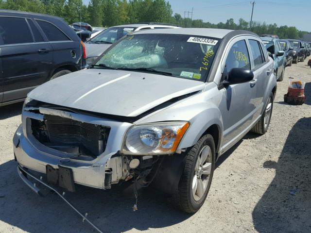 1B3CB3HA8AD566392 - 2010 DODGE CALIBER MA SILVER photo 2