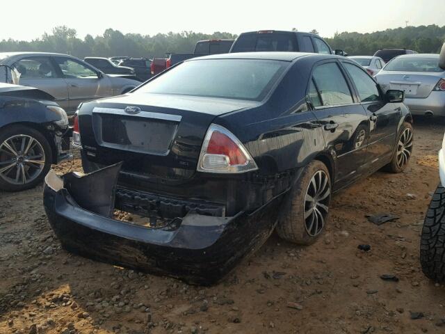 3FAHP08Z66R171786 - 2006 FORD FUSION SEL BLACK photo 4