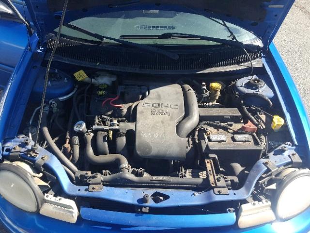 1B3ES47C9WD703218 - 1998 DODGE NEON HIGHL BLUE photo 7