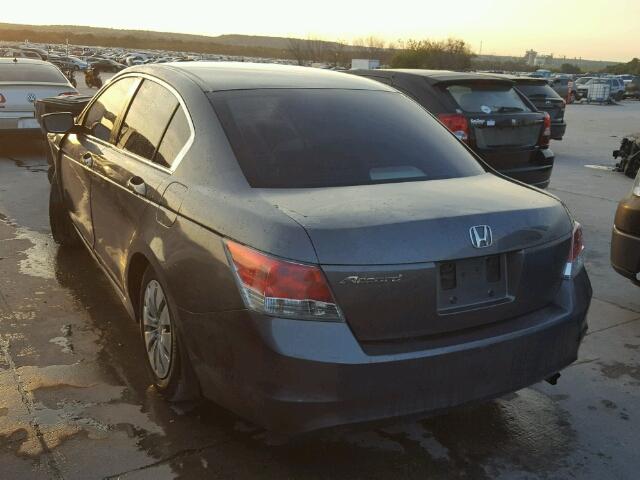 1HGCP26389A146967 - 2009 HONDA ACCORD LX GRAY photo 3