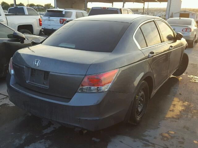 1HGCP26389A146967 - 2009 HONDA ACCORD LX GRAY photo 4