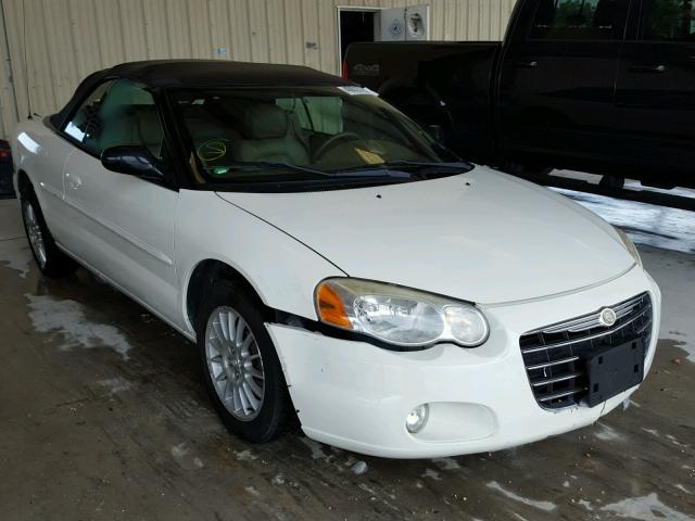 1C3EL55R84N156270 - 2004 CHRYSLER SEBRING LX WHITE photo 1