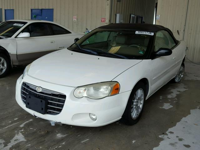 1C3EL55R84N156270 - 2004 CHRYSLER SEBRING LX WHITE photo 2