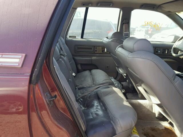 1G4BT5377NR471552 - 1992 BUICK ROADMASTER MAROON photo 6