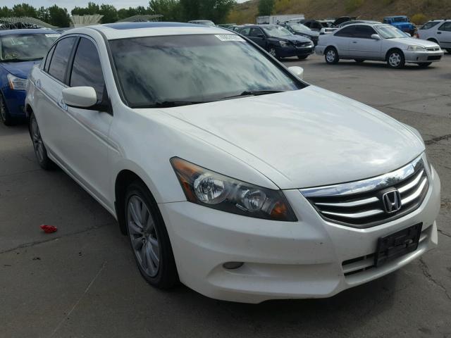 1HGCP3F8XBA009911 - 2011 HONDA ACCORD EXL WHITE photo 1