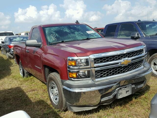 1GCNCPEC2FZ161575 - 2015 CHEVROLET SILVERADO MAROON photo 1