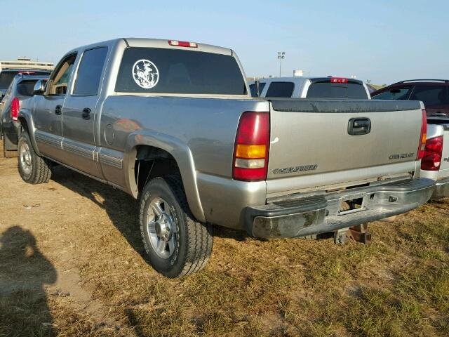 1GCHC23U92F248767 - 2002 CHEVROLET SILVERADO TAN photo 3