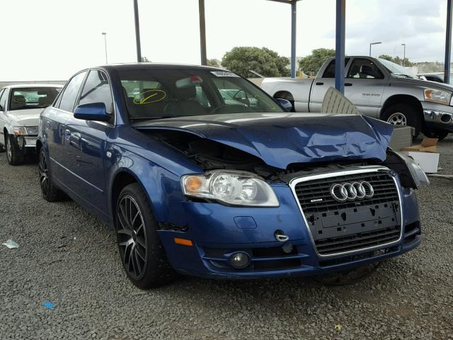 WAUDF68E25A424104 - 2005 AUDI A4 BLUE photo 1