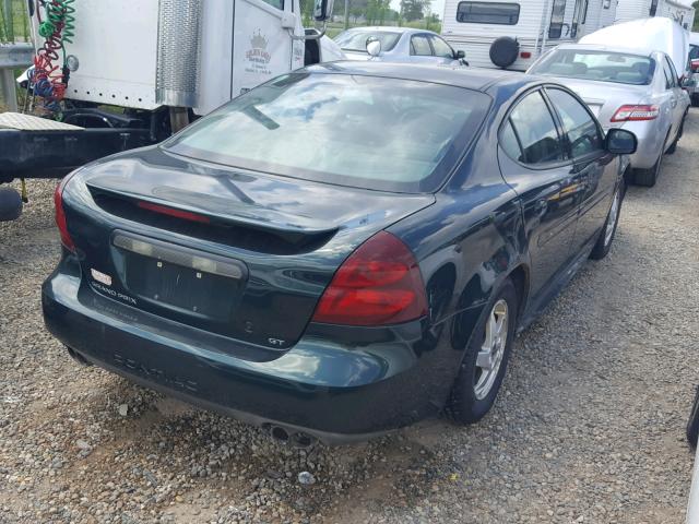 2G2WS522841120823 - 2004 PONTIAC GRAND PRIX GREEN photo 4