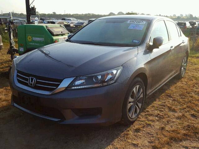 1HGCR2F31FA141857 - 2015 HONDA ACCORD GRAY photo 2