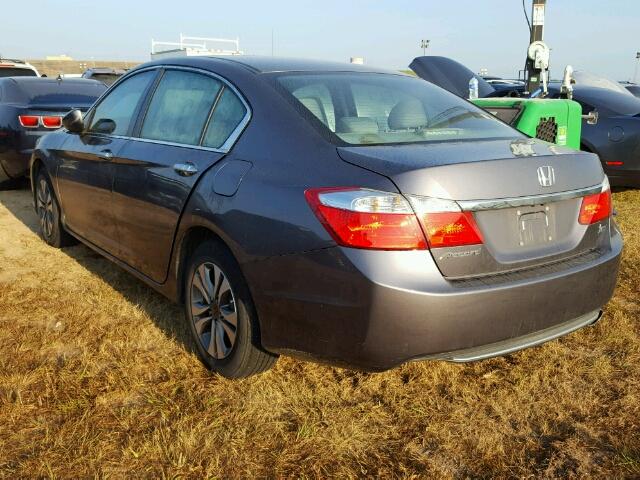 1HGCR2F31FA141857 - 2015 HONDA ACCORD GRAY photo 3