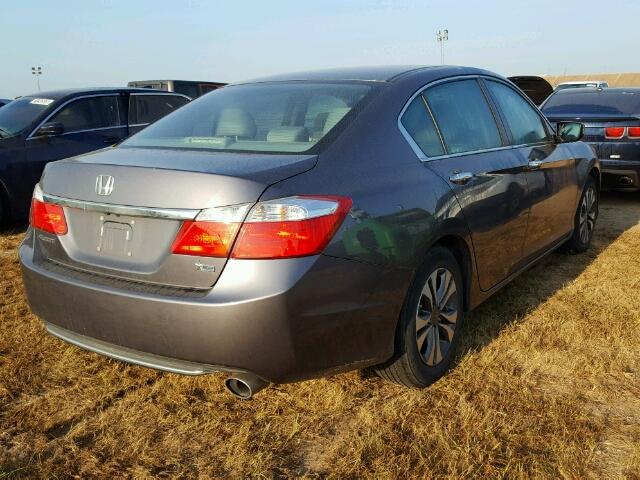 1HGCR2F31FA141857 - 2015 HONDA ACCORD GRAY photo 4