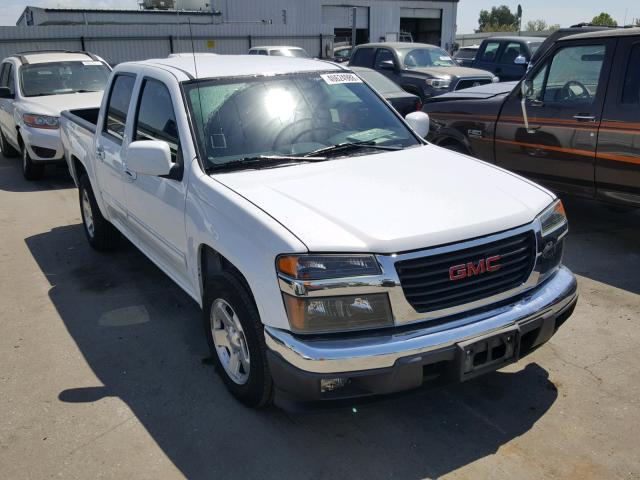 1GTD5MFE6C8107623 - 2012 GMC CANYON SLE WHITE photo 1