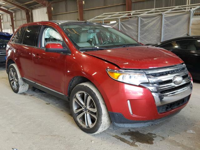 2FMDK3KC4BBB37251 - 2011 FORD EDGE LIMIT RED photo 1