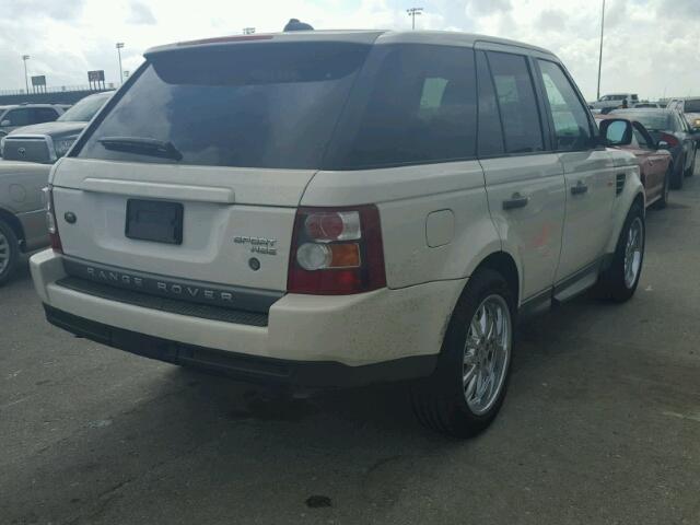 SALSF25408A166886 - 2008 LAND ROVER RANGE ROVE WHITE photo 4