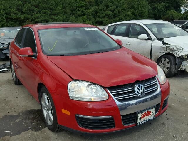 3VWRM71K38M122989 - 2008 VOLKSWAGEN JETTA RED photo 1