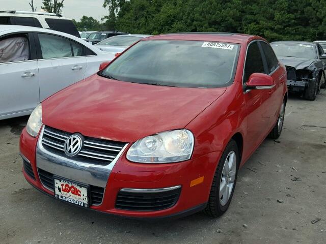 3VWRM71K38M122989 - 2008 VOLKSWAGEN JETTA RED photo 9