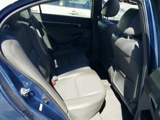 2HGFA16968H526418 - 2008 HONDA CIVIC EXL 蓝色 照片 6