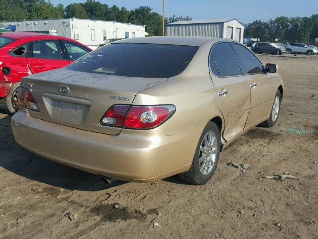 JTHBF30G920068613 - 2002 LEXUS ES 300 GOLD photo 4