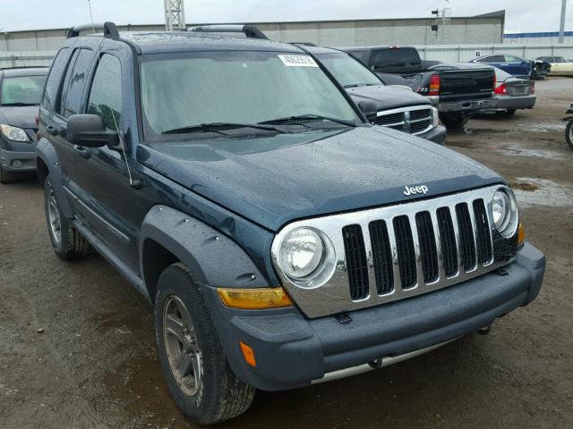 1J4GL38K95W614217 - 2005 JEEP LIBERTY RE GREEN photo 1