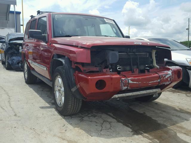 1J8HH58N36C125969 - 2006 JEEP COMMANDER RED photo 1