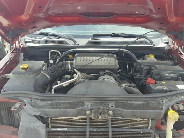1J8HH58N36C125969 - 2006 JEEP COMMANDER RED photo 7