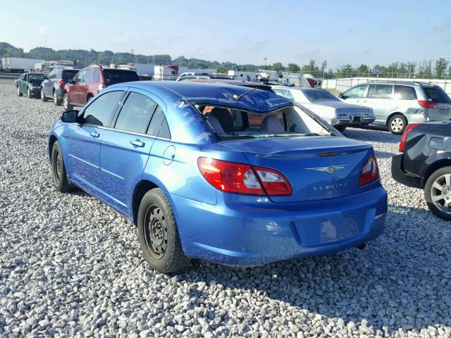 1C3LC46K58N176596 - 2008 CHRYSLER SEBRING LX BLUE photo 4