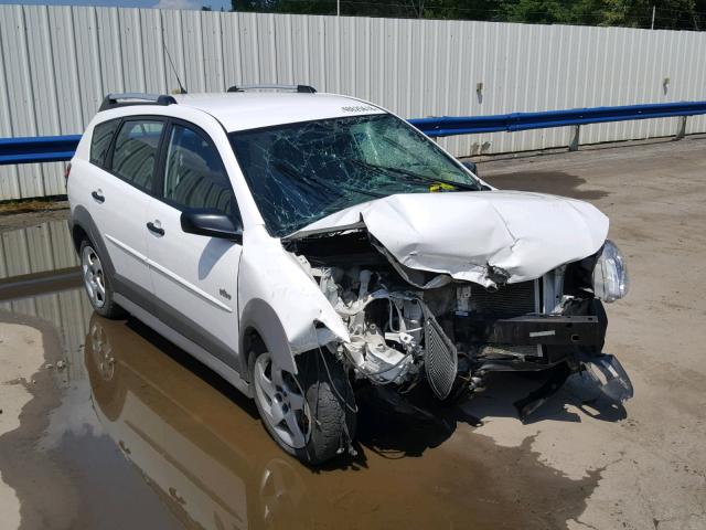 5Y2SL65808Z424416 - 2008 PONTIAC VIBE WHITE photo 1