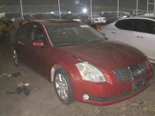 1N4BA41E66C835945 - 2006 NISSAN MAXIMA SE RED photo 1