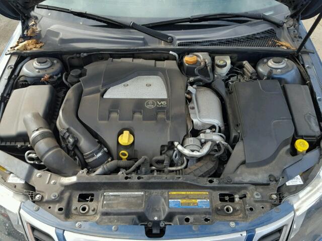 YS3FH42R481150908 - 2008 SAAB 9-3 AERO BLUE photo 7