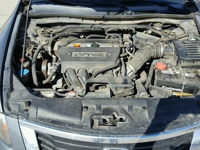 1HGCP26829A037190 - 2009 HONDA ACCORD EXL BLUE photo 7