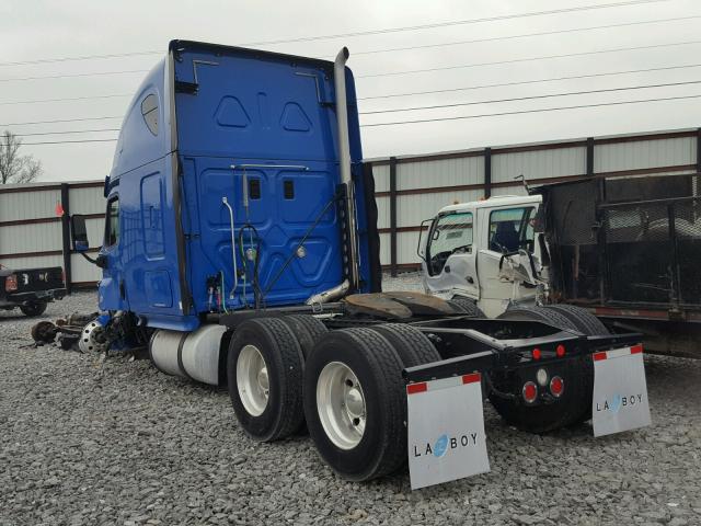 3AKJGLBG2GSHF7675 - 2016 FREIGHTLINER CASCADIA 1 BLUE photo 3