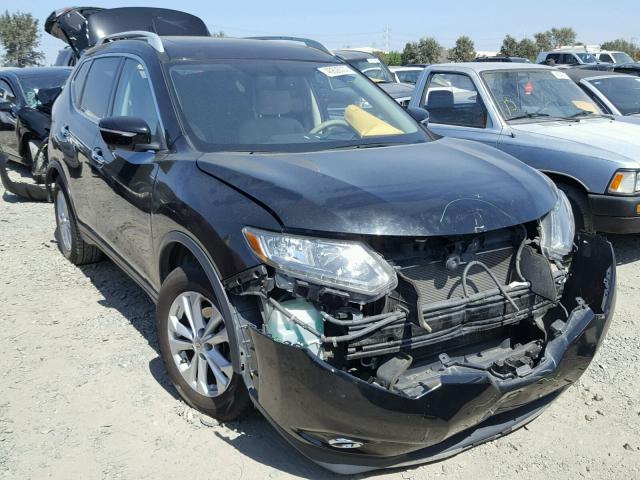 5N1AT2MT3EC752935 - 2014 NISSAN ROGUE S BLACK photo 1