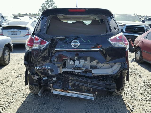 5N1AT2MT3EC752935 - 2014 NISSAN ROGUE S BLACK photo 9