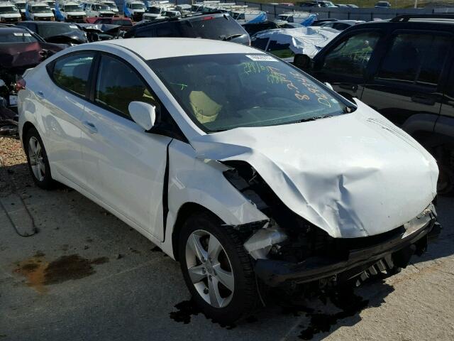 5NPDH4AE6BH060768 - 2011 HYUNDAI ELANTRA GL WHITE photo 1