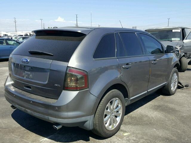 2FMDK3JC1ABB58915 - 2010 FORD EDGE SEL CHARCOAL photo 4