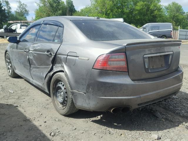 19UUA76578A046717 - 2008 ACURA TL TYPE S GRAY photo 3