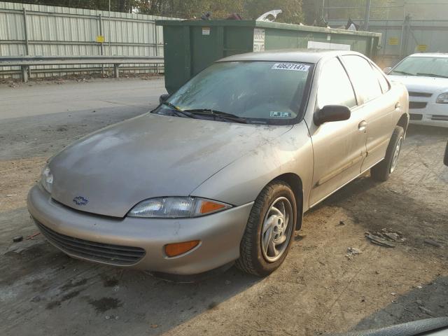 1G1JF5245V7224016 - 1997 CHEVROLET CAVALIER L TAN photo 2