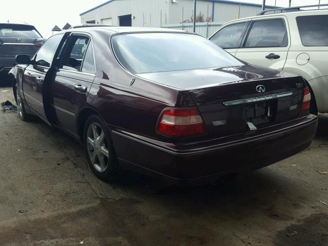 JNKBY31A7XM604138 - 1999 INFINITI Q45 BASE MAROON photo 3