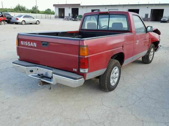 1N6SD11S6VC406774 - 1997 NISSAN TRUCK BASE MAROON photo 4