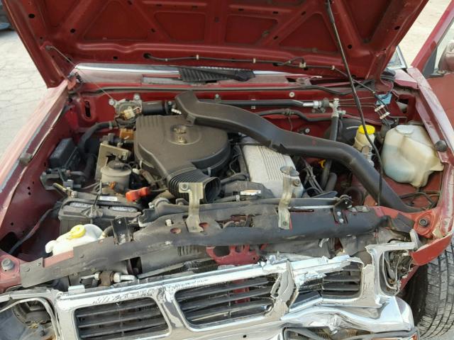 1N6SD11S6VC406774 - 1997 NISSAN TRUCK BASE MAROON photo 7