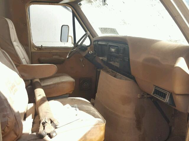 1FDKE30L1GHB47599 - 1986 FORD ECONOLINE TAN photo 5