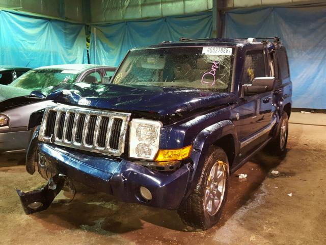 1J8HG58N76C204841 - 2006 JEEP COMMANDER BLUE photo 2